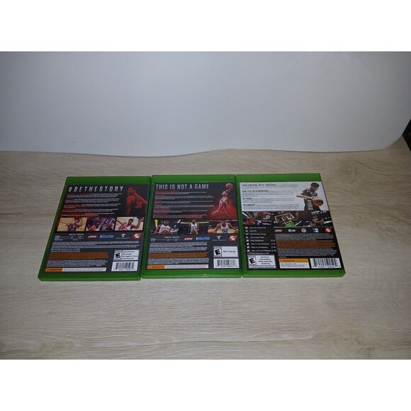 Lot Of 3 Xbox One NBA 2k16 2k17 & 2k19 Games Includes Fold Out Cardboard Poster - Picture 2 of 16
